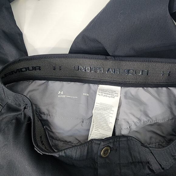 Under Armour Showdown Golf Pants Men's Size 30x30 Black Lightweight Performance - Picture 7 of 11